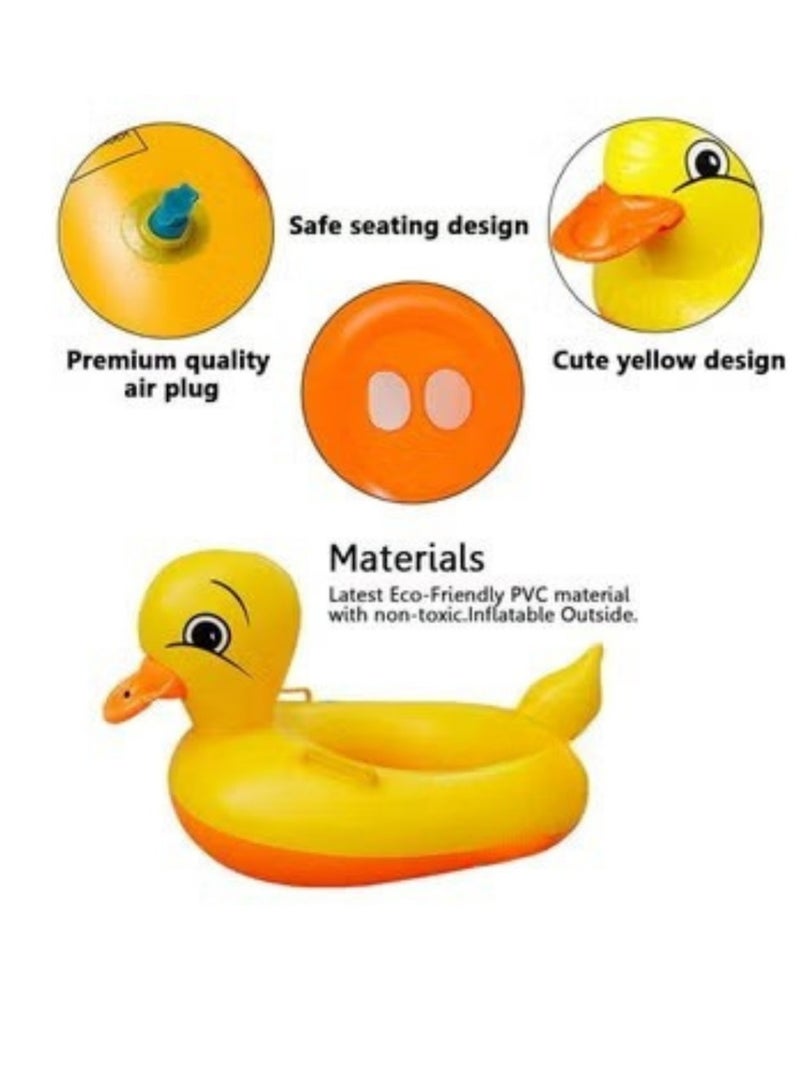 ممز بلانيت عوامه سباحة علي شكل بطه -  آمنه مضاد للانقلاب عوامات سباحة قابلة للنفخ ملحقات سباحة للأطفال (عوامه البطة)- عوامه اطفال - عوامه للبيبي-عوامات -عوامة حمام سباحة-ألعاب مائية_عوامه سباحه ، مستلزمات سباحه - Image 4