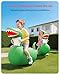 QPAU Infatable Bouncy Toys with Hand Pump Heavy Duty Giant Bouncy Pal 220lbs Load Capacity Ride On Bouncy Animal Hopper Toy Indoor Outdoor Bouncers for Kids Girls Boys Ages 5 Dinosaur 1 Pack - Image 4
