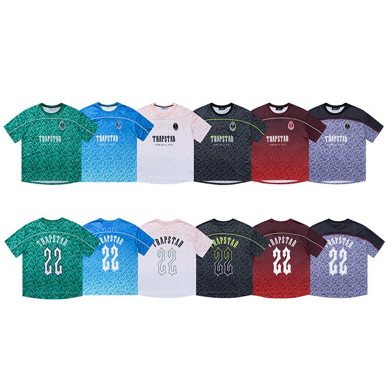 Trapstar Gradient Loose Fit Tee Retro Hip-Hop Purple