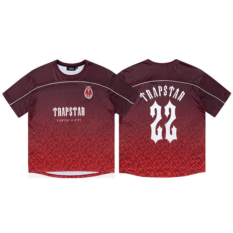 Trapstar Gradient Loose Fit Tee Retro Hip-Hop Purple