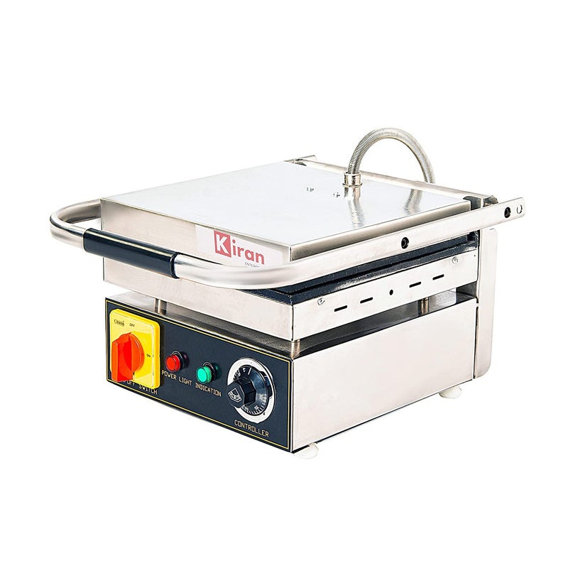 KIRAN ENTERPRISES KIRAN ENTERPRISES Metal 3 Step Sandwich Griller Model Hotel Equipment For Restaurant And Kitchen And Commercial Purpose White 1000 Watts  - Image 1