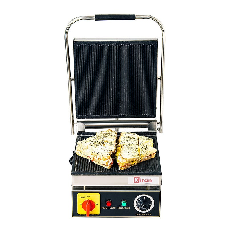 KIRAN ENTERPRISES KIRAN ENTERPRISES Metal 3 Step Sandwich Griller Model Hotel Equipment For Restaurant And Kitchen And Commercial Purpose White 1000 Watts  - Image 3