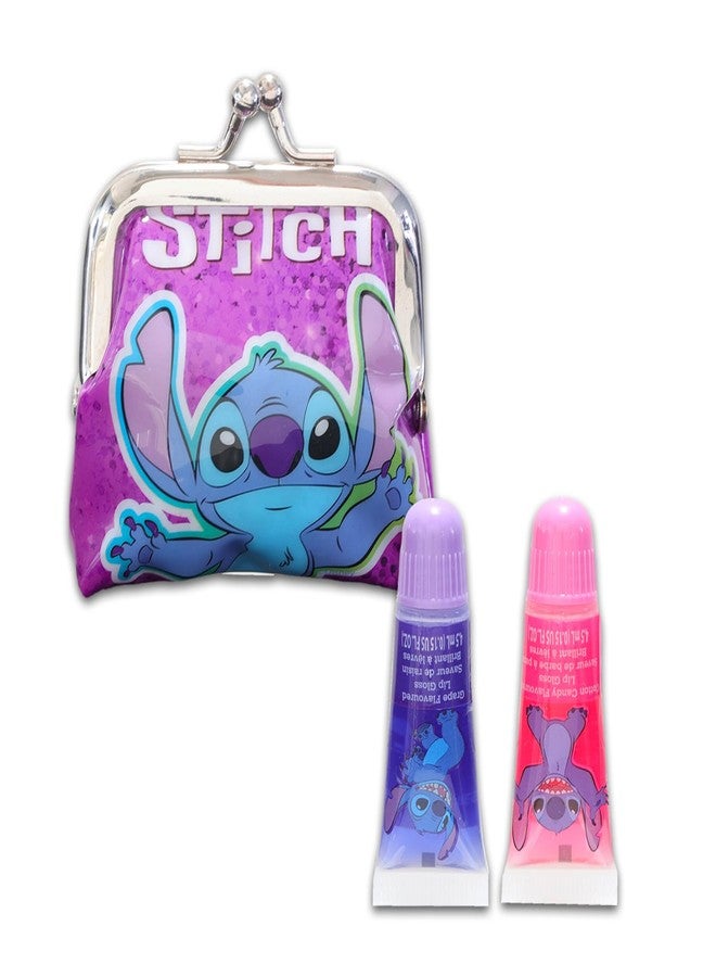 Lilo & Stitch Stitch Lip Gloss Tubes - Bundle with 2 Lilo & Stitch Lip Gloss in Assorted Flavors for Party Favors Plus Coin Purse, Stickers, More | Lilo & Stitch Party Favors - Image 2