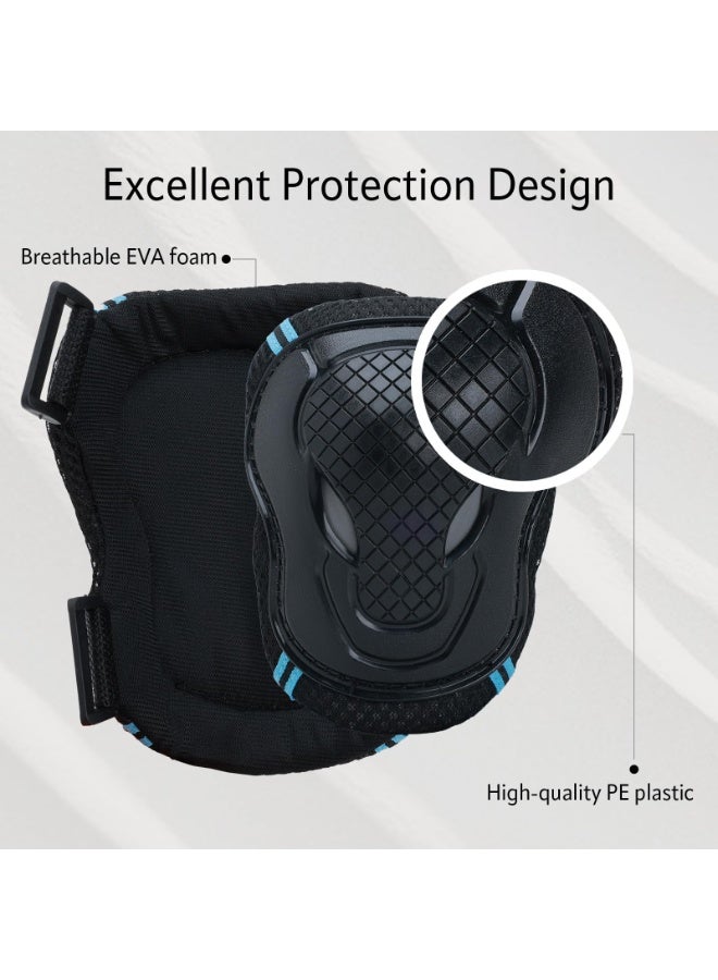 Cuken Kids Helmet Adjustable, For Kids Ages 7-12 Years Old, Kids Bike Helmets For Boys And Girls, With Protective Sports Gear Set Knee Elbow Pads Wrist Guards, For Skating Bike Scooters - Image 4