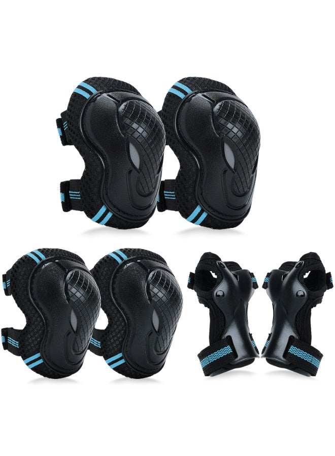Cuken Kids Helmet Adjustable, For Kids Ages 7-12 Years Old, Kids Bike Helmets For Boys And Girls, With Protective Sports Gear Set Knee Elbow Pads Wrist Guards, For Skating Bike Scooters - Image 3
