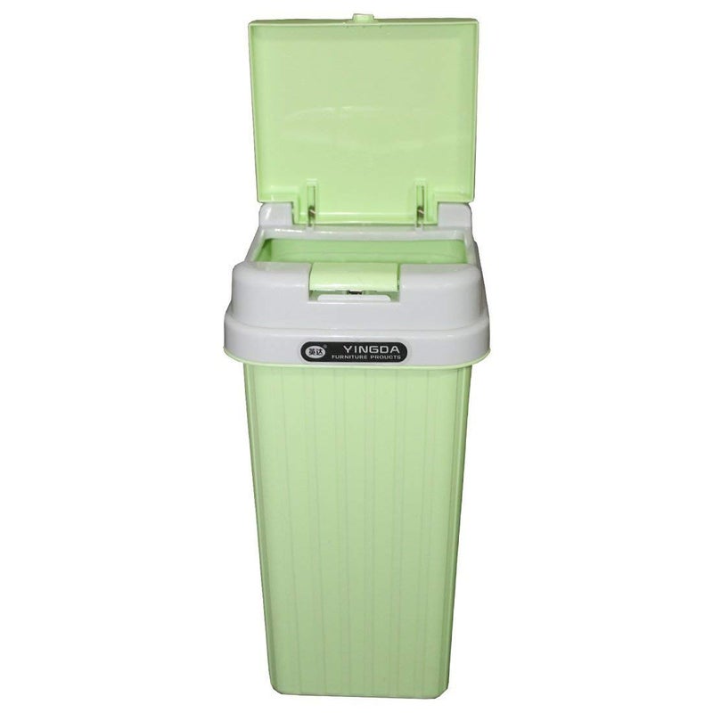 TORIOX Toriox Plastic Office Home Kitchen Bin Dustbin Garbage Collector Storage Trash Dust BinDustbin Trash Can Household Hygienic Living Kitchen Covered Desktop Dustbin Trash with Cover Lid  - Image 5