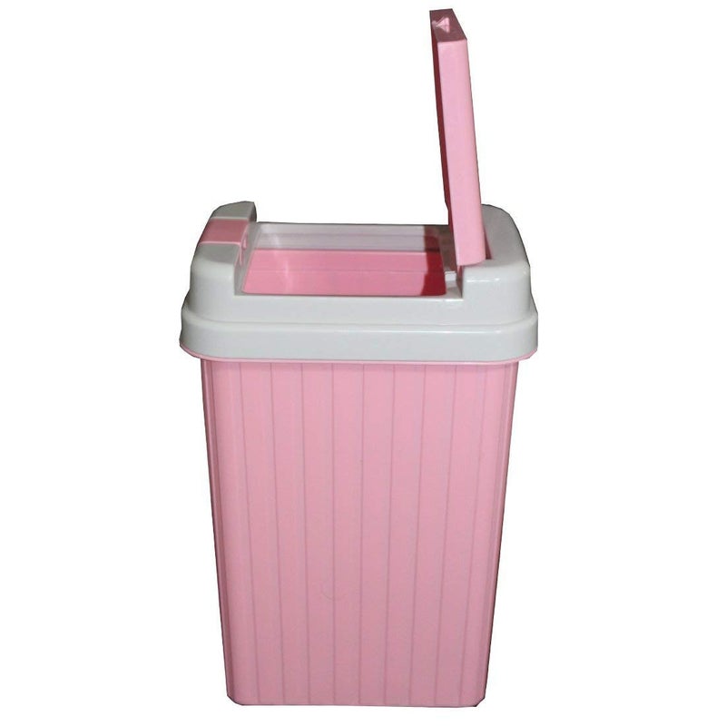 TORIOX Toriox Plastic Office Home Kitchen Bin Dustbin Garbage Collector Storage Trash Dust BinDustbin Trash Can Household Hygienic Living Kitchen Covered Desktop Dustbin Trash with Cover Lid  - Image 1