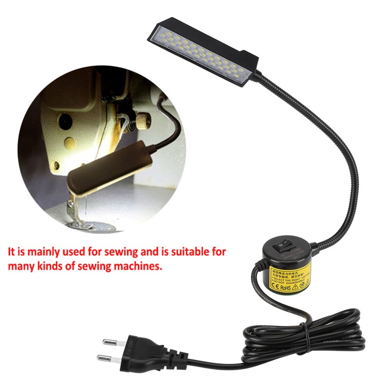 1pc 30 LED Light Lamp Magnetic Base Switch for Sewing Machine Working Light - Image 3