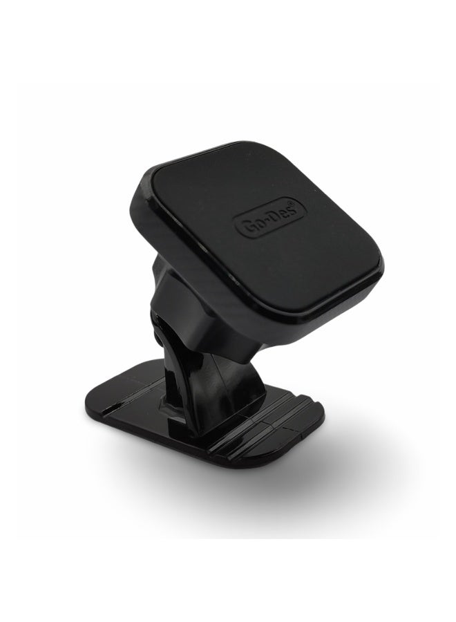 جو-ديز حامل جوال مغناطيسي مرن - حامل سيارة 2 في 1، قبضة مغناطيسية قوية، متوافق مع الأسطح المنحنية، حامل هاتف قابل للتعديل على لوحة القيادة/فتحة التهوية GD-HD835 - Image 2