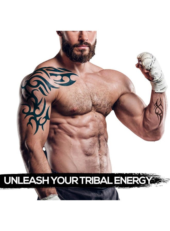 Kotbs 6 Sheets Extra Large Totem Temporary Tattoo Stickers, Waterproof Big Temporary Tattoos for Men Adults Guys Women Body Art Arm Shoulder Chest Make Up Fake Tattoos - Image 5