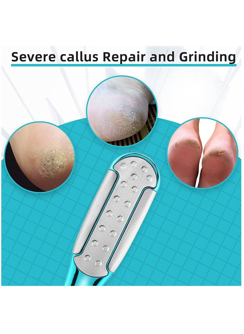 KASTWAVE - 4 Grinding Surface Foot File, Original design, Multiple functions, Foot seam can also be smooth, Foot scrubber dead skin remover, Foot file callus remover for feet - Image 1