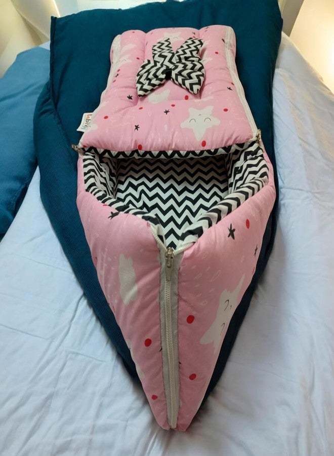 Fabrify Baby 100% Cotton Super Soft Sleeping Bag Carry Bag kushli - Image 3