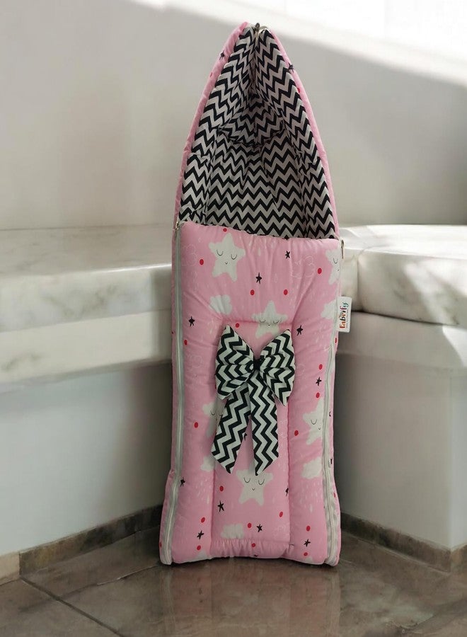 Fabrify Baby 100% Cotton Super Soft Sleeping Bag Carry Bag kushli - Image 4