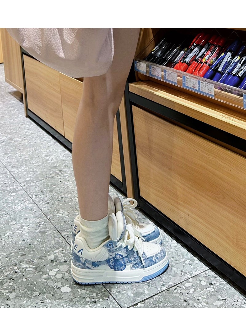KUYING New Thick Sole Elevated Board Shoes  - Image 2