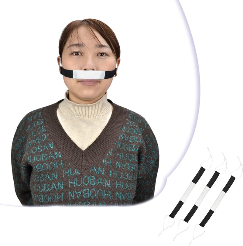 3 Pack Nasal Bandage Nose Surgery Elastic Bandage Dressing Holder for Nose Post Surgical Procedures
