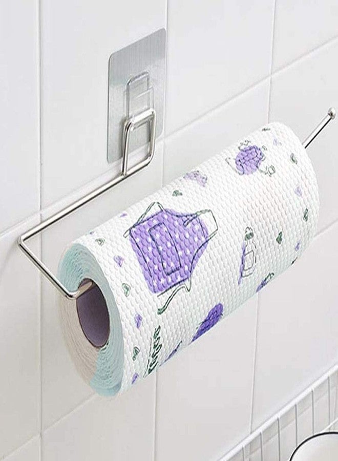 ATOOZED Self Adhesive Multipurpose Towel Holder Stainless Steel Tissue Paper Holder for Bathroom Kitchen, Wall Mounted Towel Rack for wash Basin - Image 1