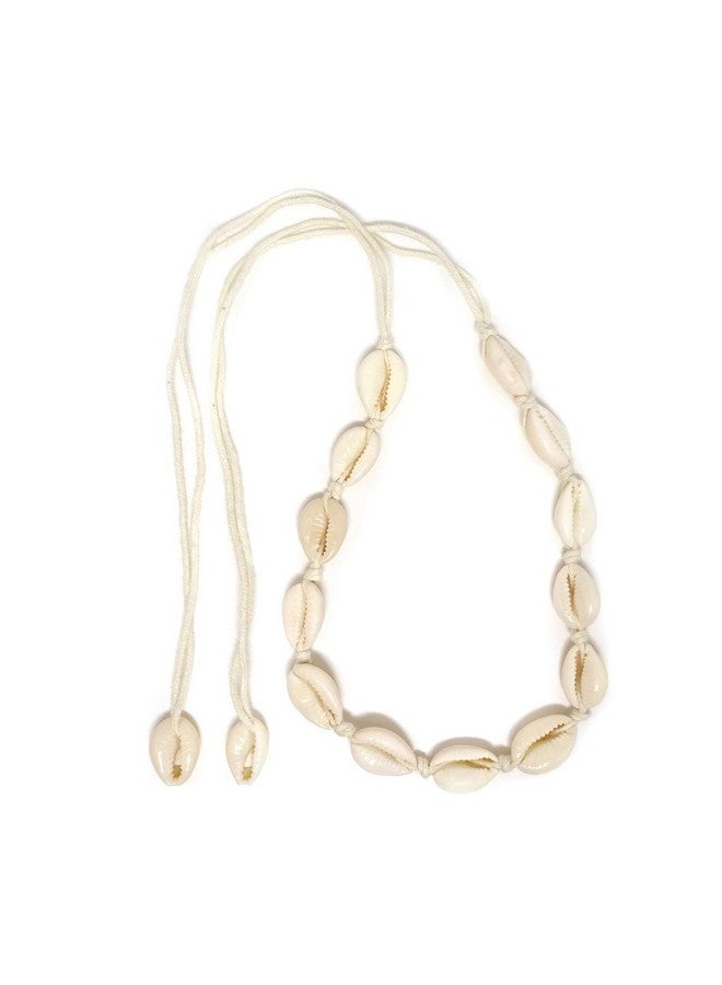 HONBAY Natural Shell Necklace Handmade Summer Beach Shell Choker Necklace - Image 2