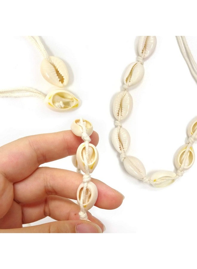 HONBAY Natural Shell Necklace Handmade Summer Beach Shell Choker Necklace - Image 3