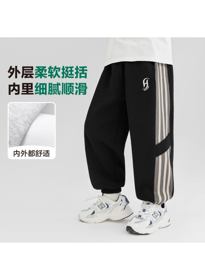 Zuoxi boys' Sport Pants - Striped Cotton Joggers For Kids, Breathable Long Pants For Boys In Spring/autumn - Image 3