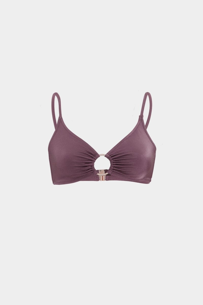 Açelya Okcu Azalea Okcu Premium Ring Detailed Metis Fit Women's Bikini Top  - Image 1