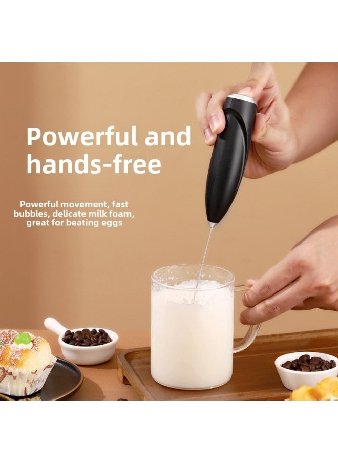 Generic Handheld Milk Frother Household Wireless Electric Milk Coffee Mixing Rod Baking Egg White Frother-Color:06 Milk Frother ]  - Image 2