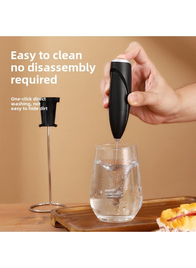 Generic Handheld Milk Frother Household Wireless Electric Milk Coffee Mixing Rod Baking Egg White Frother-Color:06 Milk Frother ]  - Image 3