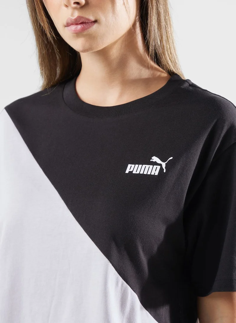 PUMA Power Cat Cropped T-Shirt