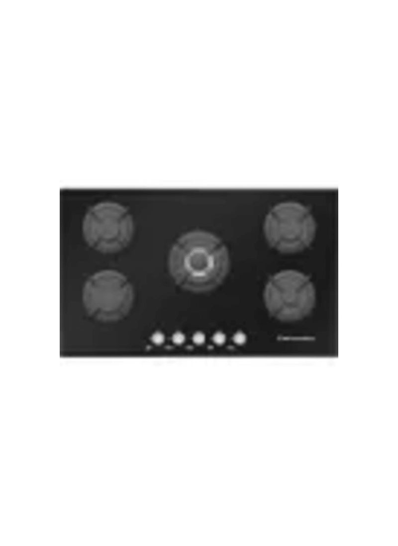 Ecomatic Ecomatic Built In Gas Hob, 5 Burners, 90 cm, Black - S907RC 