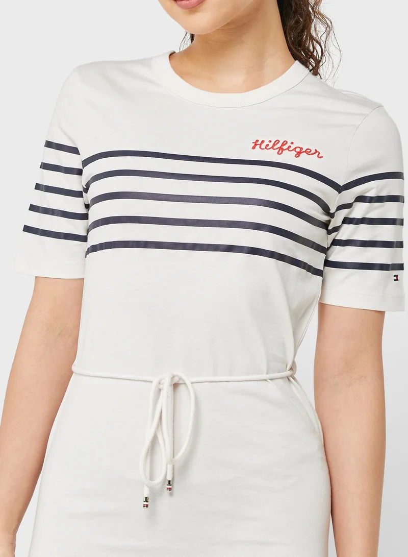 TOMMY HILFIGER Striped Knitted Dress
