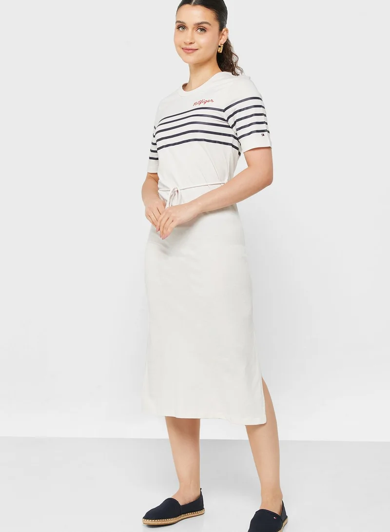 TOMMY HILFIGER Striped Knitted Dress