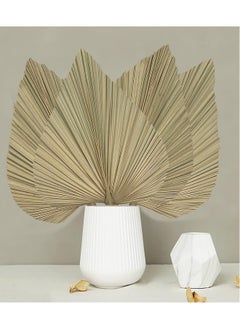 Generic Natural Dried Palm Leaves, 4PCS Large 18" Palm Fans, Perfect for Boho Wedding, Home Decor, Party Arrangements, Kitchen Vase, Farmhouse Table Centerpieces, Anniversary Decorations  - Image 1