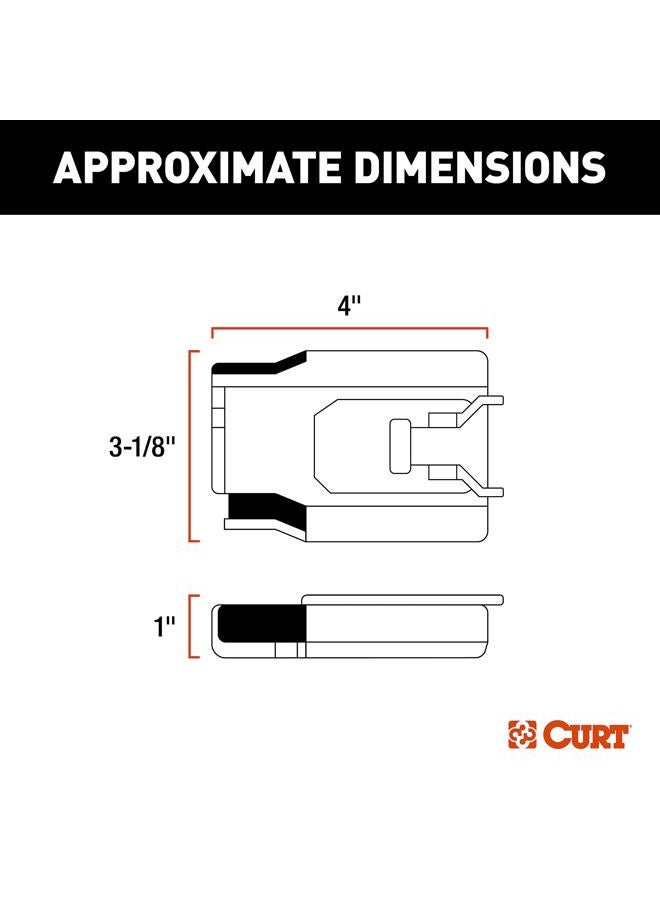 Curt 51146 TriFlex NEXT Proportional Inertia Electric Trailer Brake Controller, Fully Adjustable, Low Profile, 2-4 Axles, Plug-and-Play - Image 2
