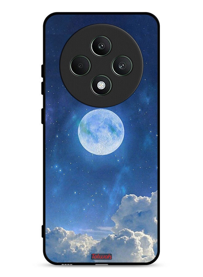 Tolwak Oppo Reno12 F 5G Protective Case Cover Moon Clouds - Image 1
