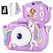 MAVOKIS Kids Camera Digital Camera for Age 38 1080P Toddler Camera for Kid with 32GB SD Card Toddler Girls Toys Age 69 Christmas Birthday Gifts for Children Purple - Image 3