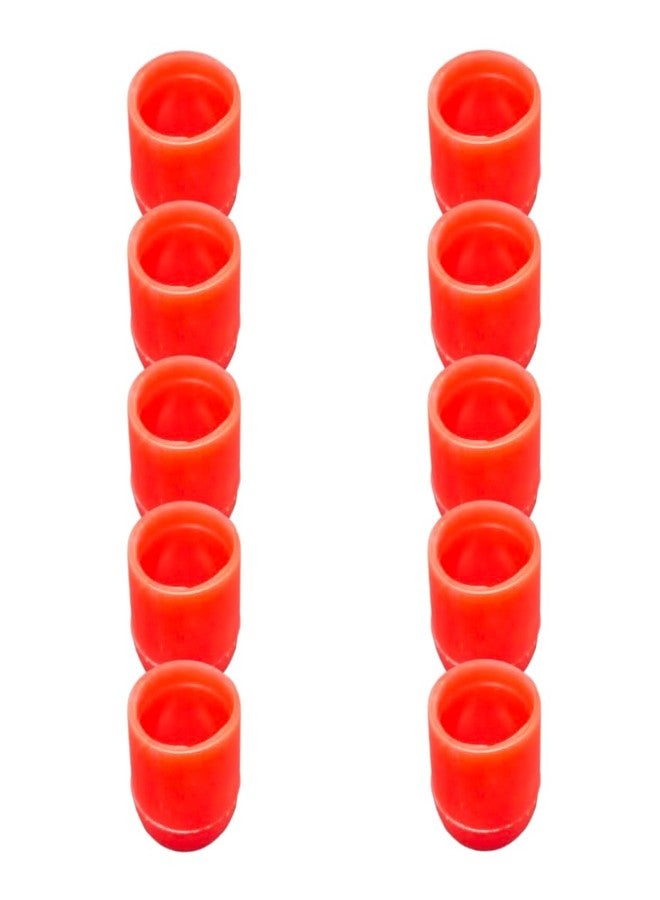 Natkam Round Plastic Outer Bush red (1 inch / 25mm), Floor Protector PVC end Cap/Bush/Shoe/Cover for Furnitures Like Chair, Stool or Table Legs. Inner Dia 25mm. (Red Colour) (10) - Image 5