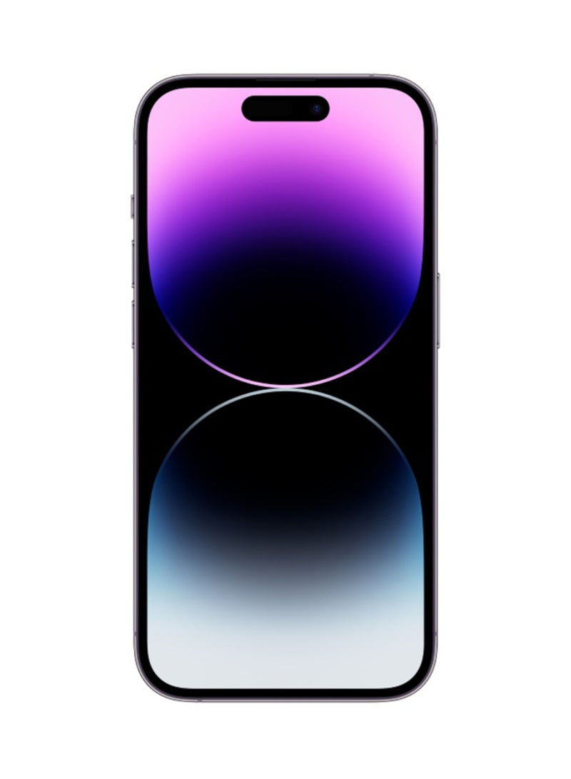 Apple Refurbished - iPhone 14 Pro Max 256GB Deep Purple 5G With Facetime - USA Version (e-SIM only) - Image 2