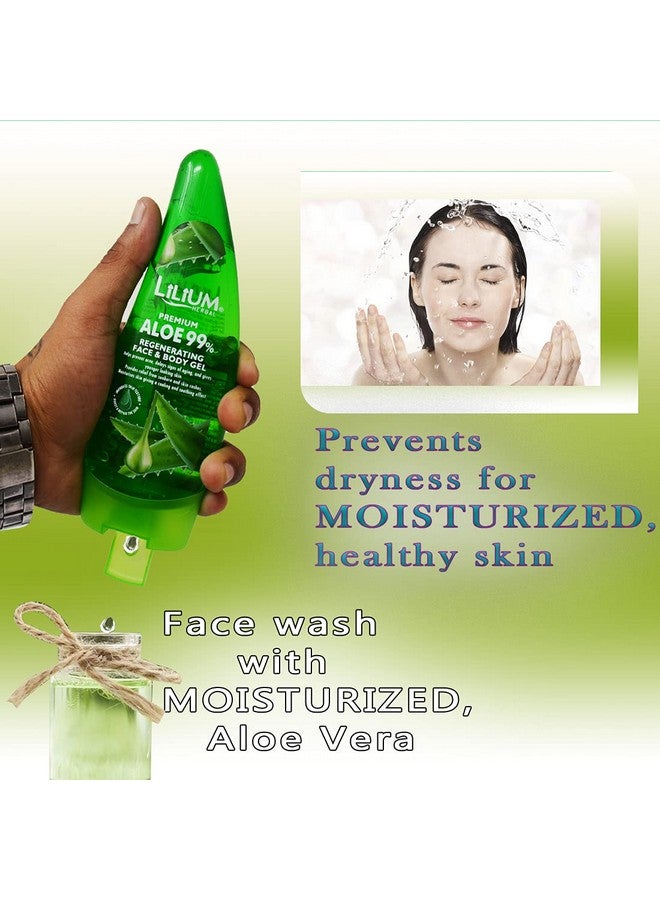 Lilium Regenerating Aloe Vera Face & Body Gel, 120ml - Image 4