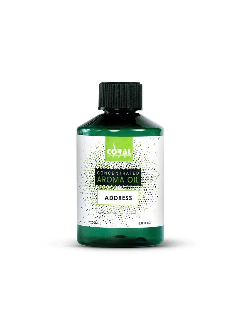 CORAL AROMA Address Aroma Oil | 200 ml | Scented Diffuser Oil  - Image 1