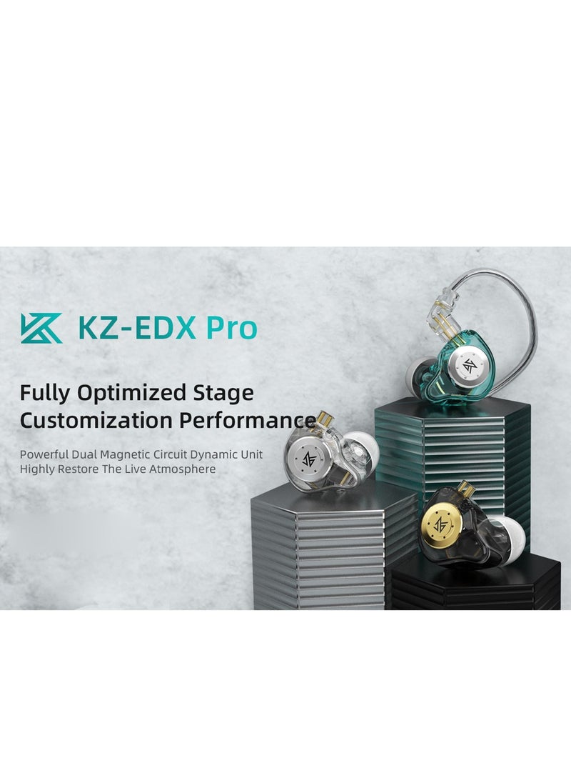 KZ - In-Ear Stage Monitor Headphone Dual Magnetic Dynamic Unit Earphone Shock Bass Earbuds with 0.75mm Detachable Cable Comfortable Wired Headset - Image 1