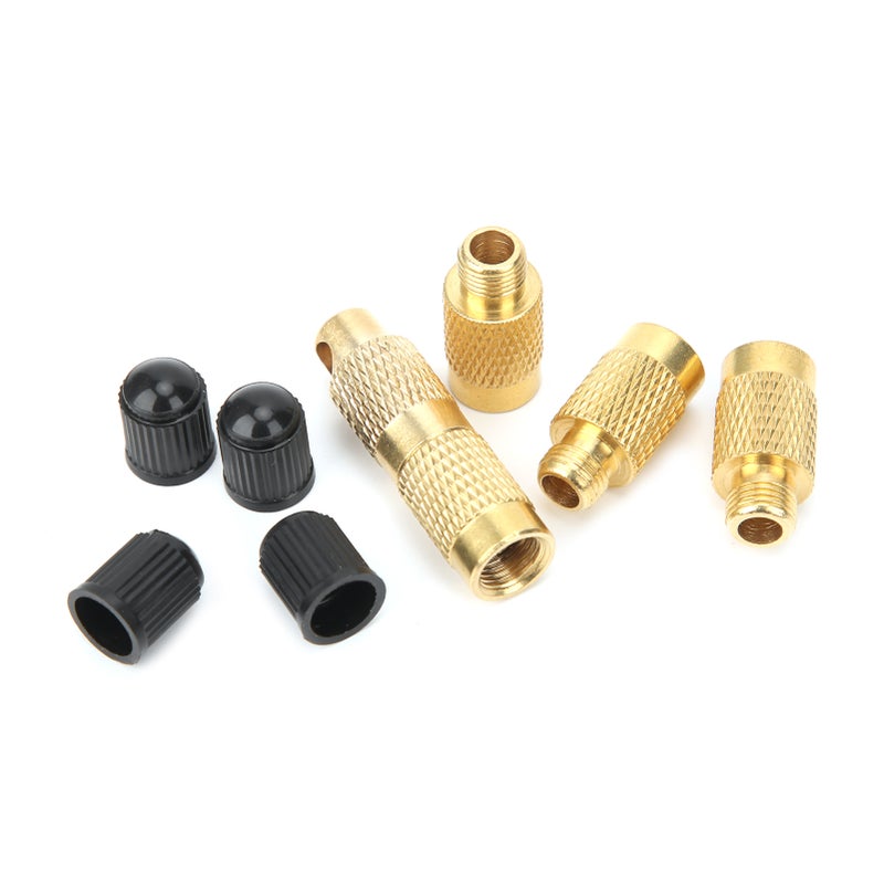 4‑in‑1 Tire Deflator Portable Tyre Deflation Valve Tools for Offroad Vehicles with Valve Caps Keychain - Image 4
