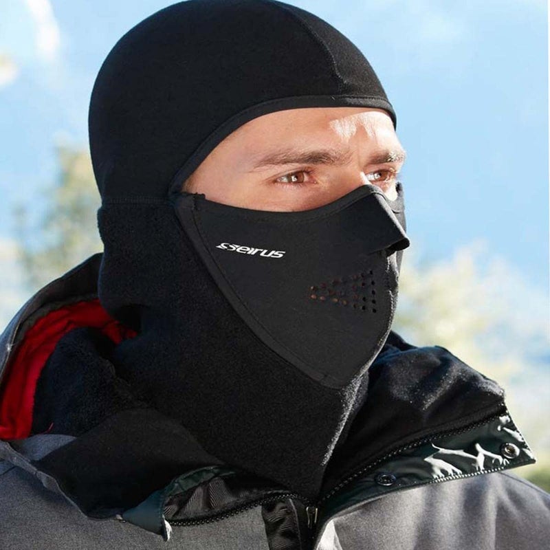 Seirus Innovation MageneMask Combo Thick N Thin Face Mask with Magnetic Seams - FACE PROTECTION IN A SNAP! - Image 3