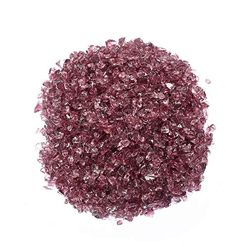 TWINKLING High Luster Crushed Glass, Broken Glass, Glass Gems Chips for DIY Resin Art Epoxy Crafts, Nail Art, Geode Painting, 1-3mm(200g) (Purple) - Image 4