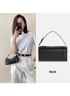 The Row Leather Cylinder Pouch Chic Black