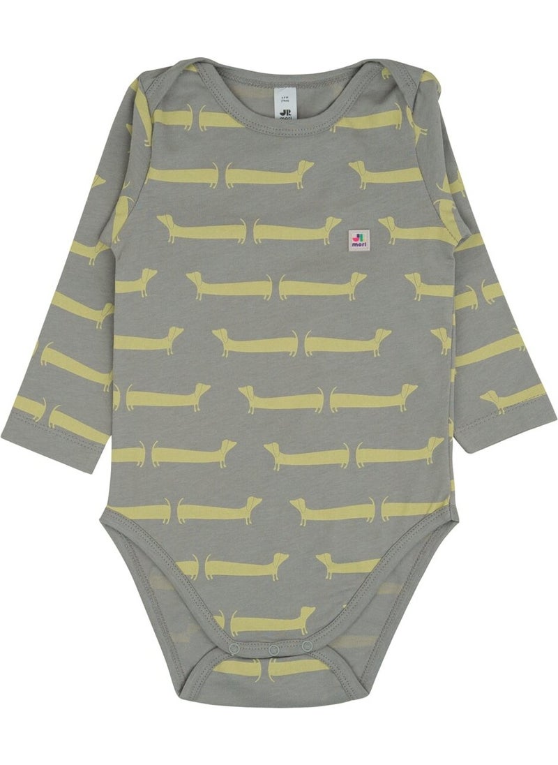 Jrmori Ms.r Printed Long Sleeve Bodysuit  - Image 1