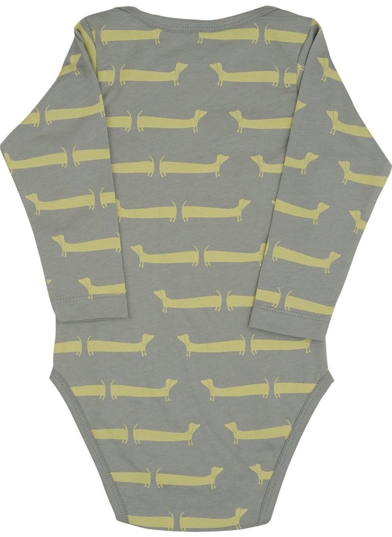 Jrmori Ms.r Printed Long Sleeve Bodysuit  - Image 2