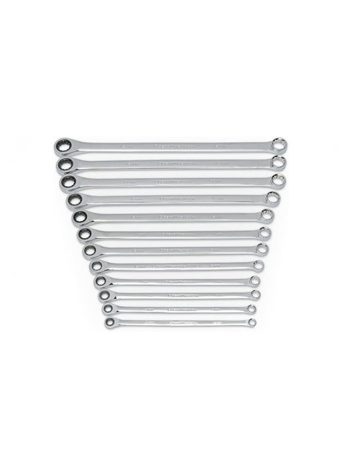 GEARWRENCH 12 Pc. 72-Tooth 12 Point XL GearBoxª Double Box Ratcheting Metric Wrench Set - 85988