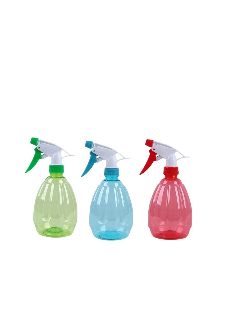 SYOSI Spray Bottles for Cleaning Solutions, Plastic Empty Spray Bottle for Hair, BPA Free Material, Portable Empty Spray Bottle for Plant Garden, Multi Purpose Use Durable 3Pcs - Image 1