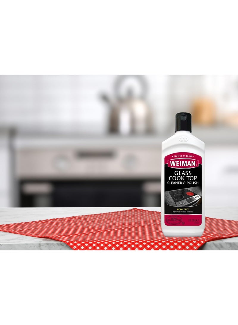 ويمان منظف ​​وملمع أسطح الطهي الزجاجية من وايمان، شديد التحمل، 567 غرام - Image 5