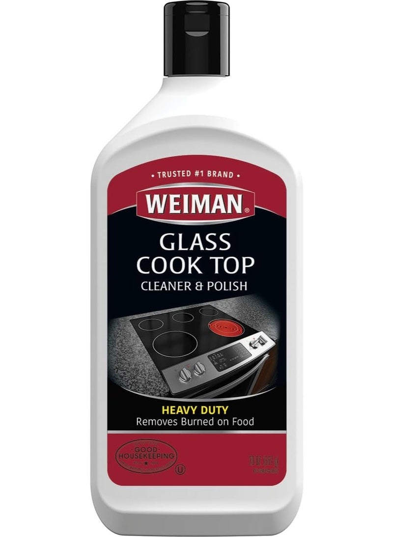 ويمان منظف ​​وملمع أسطح الطهي الزجاجية من وايمان، شديد التحمل، 567 غرام - Image 1