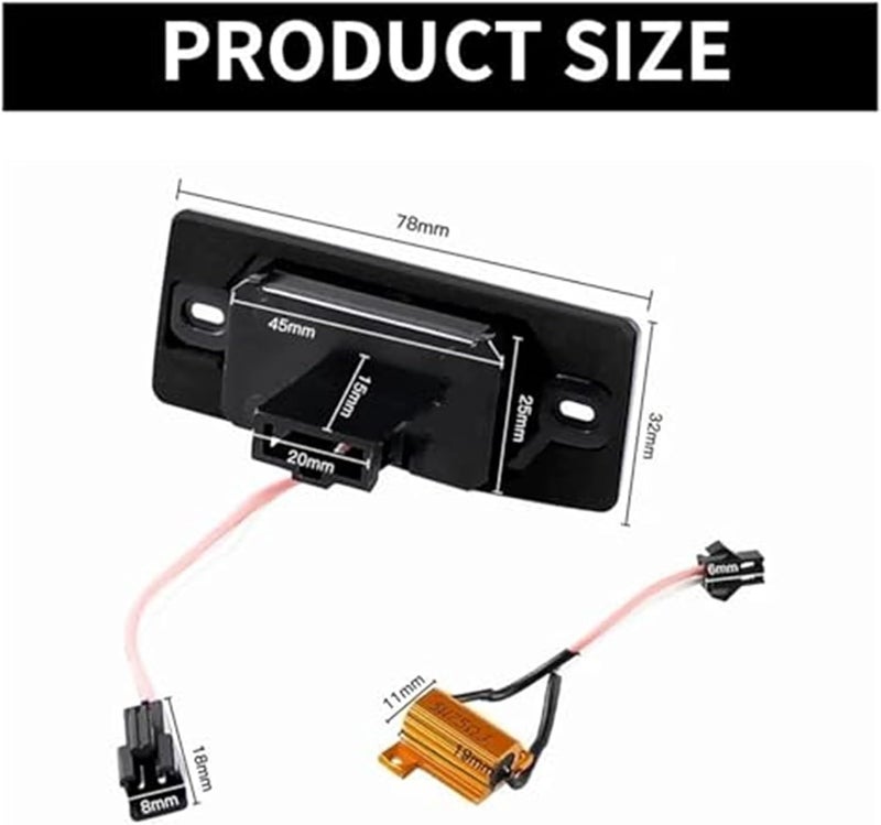 Wivplex 2Pcs Canbus 12V Car License Plate Light - Image 3
